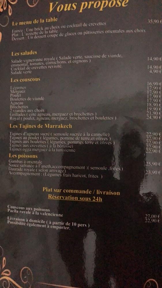 La table chez Wallid - Menu Image 3